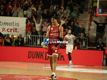 2024-11-10 - 00 Kaodirichi Akobundu-Ehiogu Openjobmetis Varese during the LBA Italy Championship match between Openjobmetis Varese vs Virtus Bologna, in Varese, Italy, on November 10, 2024 - OPENJOBMETIS VARESE VS VIRTUS SEGAFREDO BOLOGNA - ITALIAN SERIE A - BASKETBALL