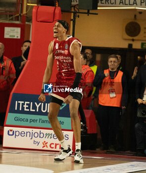 2024-11-10 - 00 Kaodirichi Akobundu-Ehiogu Openjobmetis Varese during the LBA Italy Championship match between Openjobmetis Varese vs Virtus Bologna, in Varese, Italy, on November 10, 2024 - OPENJOBMETIS VARESE VS VIRTUS SEGAFREDO BOLOGNA - ITALIAN SERIE A - BASKETBALL