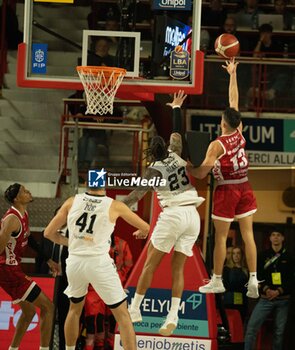 2024-11-10 - 13 Matteo Librizzi Openjobmetis Varese during the LBA Italy Championship match between Openjobmetis Varese vs Virtus Bologna, in Varese, Italy, on November 10, 2024 - OPENJOBMETIS VARESE VS VIRTUS SEGAFREDO BOLOGNA - ITALIAN SERIE A - BASKETBALL