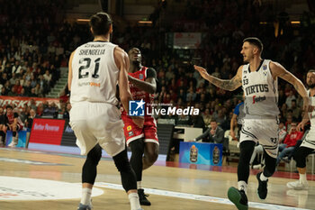 2024-11-10 - 24 Elisee Assui Openjobmetis Varese during the LBA Italy Championship match between Openjobmetis Varese vs Virtus Bologna, in Varese, Italy, on November 10, 2024 - OPENJOBMETIS VARESE VS VIRTUS SEGAFREDO BOLOGNA - ITALIAN SERIE A - BASKETBALL