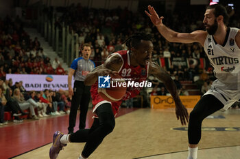 2024-11-10 - 92 Jaron Johnson Openjobmetis Varese during the LBA Italy Championship match between Openjobmetis Varese vs Virtus Bologna, in Varese, Italy, on November 10, 2024 - OPENJOBMETIS VARESE VS VIRTUS SEGAFREDO BOLOGNA - ITALIAN SERIE A - BASKETBALL