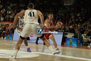 2024-11-10 - 13 Matteo Librizzi Openjobmetis Varese during the LBA Italy Championship match between Openjobmetis Varese vs Virtus Bologna, in Varese, Italy, on November 10, 2024 - OPENJOBMETIS VARESE VS VIRTUS SEGAFREDO BOLOGNA - ITALIAN SERIE A - BASKETBALL