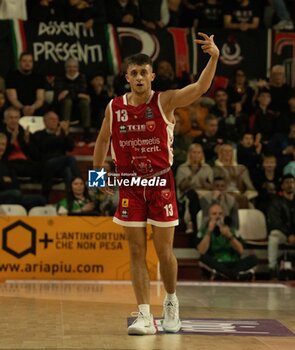 2024-11-10 - 13 Matteo Librizzi Openjobmetis Varese during the LBA Italy Championship match between Openjobmetis Varese vs Virtus Bologna, in Varese, Italy, on November 10, 2024 - OPENJOBMETIS VARESE VS VIRTUS SEGAFREDO BOLOGNA - ITALIAN SERIE A - BASKETBALL