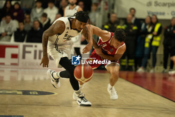 2024-11-10 - 13 Matteo Librizzi Openjobmetis Varese and 08 Will Clyburn Virtus Bologna during the LBA Italy Championship match between Openjobmetis Varese vs Virtus Bologna, in Varese, Italy, on November 10, 2024 - OPENJOBMETIS VARESE VS VIRTUS SEGAFREDO BOLOGNA - ITALIAN SERIE A - BASKETBALL