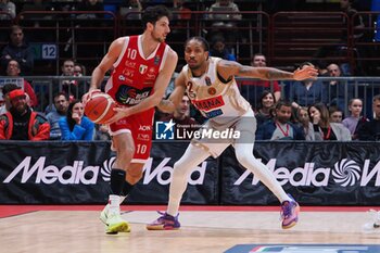 2024-11-10 - Leandro Bolmaro (EA7 Emporio Armani Olimpia Milano) & Rodney McGruder (Umana Reyer Venezia) - EA7 EMPORIO ARMANI MILANO VS UMANA REYER VENEZIA - ITALIAN SERIE A - BASKETBALL