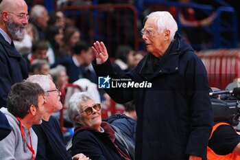 2024-11-10 - Giorgio Armani - EA7 EMPORIO ARMANI MILANO VS UMANA REYER VENEZIA - ITALIAN SERIE A - BASKETBALL