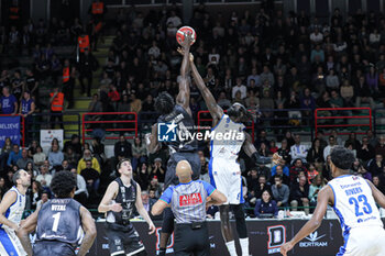 2024-11-17 - #14 Kamagate Ismael Sindou (Bertram Derthona Basket Tortona) and #9 Ndour Maurice Daly (Germani Brescia) - BERTRAM DERTHONA TORTONA VS GERMANI BRESCIA - ITALIAN SERIE A - BASKETBALL