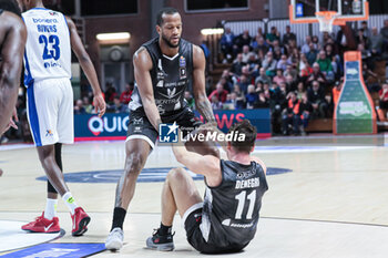 2024-11-17 - # 11 Denegri Davide (Bertram Derthona Basket Tortona) anc #4 Justin Gorham (Bertram Derthona Basket Tortona) - BERTRAM DERTHONA TORTONA VS GERMANI BRESCIA - ITALIAN SERIE A - BASKETBALL