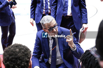 2024-11-17 - De Raffaele Walter (head coach Bertram Derthona Basket Tortona) - BERTRAM DERTHONA TORTONA VS GERMANI BRESCIA - ITALIAN SERIE A - BASKETBALL