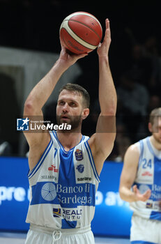 2024-11-17 - Miralem Halilovic (Sassari) during the LBA italian A1 series basketball championship match between Segafredo Virtus Bologna and Banco di Sardegna Dinamo Sassari at Unipol Arena, Casalecchio (Bologna), Italy, November 17, 2024 - Photo: Michele Nucci - VIRTUS SEGAFREDO BOLOGNA VS BANCO DI SARDEGNA SASSARI - ITALIAN SERIE A - BASKETBALL