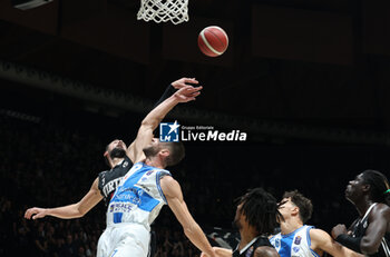 2024-11-17 - Eimantas Bendzius (Sassari) during the LBA italian A1 series basketball championship match between Segafredo Virtus Bologna and Banco di Sardegna Dinamo Sassari at Unipol Arena, Casalecchio (Bologna), Italy, November 17, 2024 - Photo: Michele Nucci - VIRTUS SEGAFREDO BOLOGNA VS BANCO DI SARDEGNA SASSARI - ITALIAN SERIE A - BASKETBALL