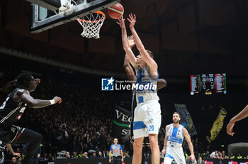 2024-11-17 - Eimantas Bendzius (Sassari) during the LBA italian A1 series basketball championship match between Segafredo Virtus Bologna and Banco di Sardegna Dinamo Sassari at Unipol Arena, Casalecchio (Bologna), Italy, November 17, 2024 - Photo: Michele Nucci - VIRTUS SEGAFREDO BOLOGNA VS BANCO DI SARDEGNA SASSARI - ITALIAN SERIE A - BASKETBALL