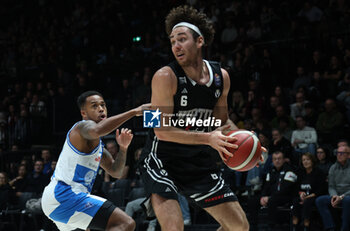 2024-11-17 - Alessandro Pajola (Virtus Bologna) during the LBA italian A1 series basketball championship match between Segafredo Virtus Bologna and Banco di Sardegna Dinamo Sassari at Unipol Arena, Casalecchio (Bologna), Italy, November 17, 2024 - Photo: Michele Nucci - VIRTUS SEGAFREDO BOLOGNA VS BANCO DI SARDEGNA SASSARI - ITALIAN SERIE A - BASKETBALL