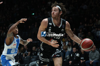 2024-11-17 - Alessandro Pajola (Virtus Bologna) during the LBA italian A1 series basketball championship match between Segafredo Virtus Bologna and Banco di Sardegna Dinamo Sassari at Unipol Arena, Casalecchio (Bologna), Italy, November 17, 2024 - Photo: Michele Nucci - VIRTUS SEGAFREDO BOLOGNA VS BANCO DI SARDEGNA SASSARI - ITALIAN SERIE A - BASKETBALL