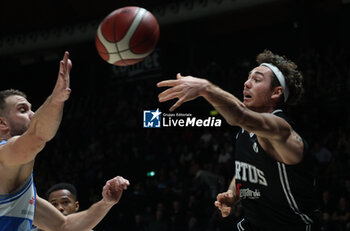 2024-11-17 - Alessandro Pajola (Virtus Bologna) during the LBA italian A1 series basketball championship match between Segafredo Virtus Bologna and Banco di Sardegna Dinamo Sassari at Unipol Arena, Casalecchio (Bologna), Italy, November 17, 2024 - Photo: Michele Nucci - VIRTUS SEGAFREDO BOLOGNA VS BANCO DI SARDEGNA SASSARI - ITALIAN SERIE A - BASKETBALL