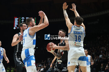 2024-11-17 - Achille Polonara (Virtus Bologna) during the LBA italian A1 series basketball championship match between Segafredo Virtus Bologna and Banco di Sardegna Dinamo Sassari at Unipol Arena, Casalecchio (Bologna), Italy, November 17, 2024 - Photo: Michele Nucci - VIRTUS SEGAFREDO BOLOGNA VS BANCO DI SARDEGNA SASSARI - ITALIAN SERIE A - BASKETBALL