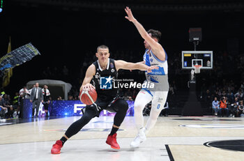 2024-11-17 - Andrejs Grazulis (Virtus Bologna) during the LBA italian A1 series basketball championship match between Segafredo Virtus Bologna and Banco di Sardegna Dinamo Sassari at Unipol Arena, Casalecchio (Bologna), Italy, November 17, 2024 - Photo: Michele Nucci - VIRTUS SEGAFREDO BOLOGNA VS BANCO DI SARDEGNA SASSARI - ITALIAN SERIE A - BASKETBALL