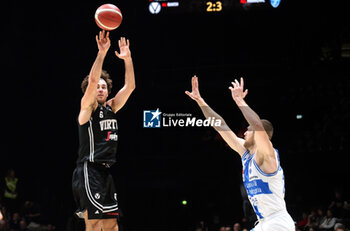 2024-11-17 - Alessandro Pajola (Virtus Bologna) during the LBA italian A1 series basketball championship match between Segafredo Virtus Bologna and Banco di Sardegna Dinamo Sassari at Unipol Arena, Casalecchio (Bologna), Italy, November 17, 2024 - Photo: Michele Nucci - VIRTUS SEGAFREDO BOLOGNA VS BANCO DI SARDEGNA SASSARI - ITALIAN SERIE A - BASKETBALL