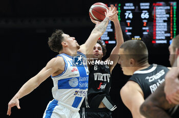 2024-11-17 - Alessandro Pajola (Virtus Bologna) during the LBA italian A1 series basketball championship match between Segafredo Virtus Bologna and Banco di Sardegna Dinamo Sassari at Unipol Arena, Casalecchio (Bologna), Italy, November 17, 2024 - Photo: Michele Nucci - VIRTUS SEGAFREDO BOLOGNA VS BANCO DI SARDEGNA SASSARI - ITALIAN SERIE A - BASKETBALL