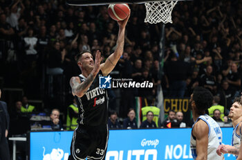 2024-11-17 - Achille Polonara (Virtus Bologna) during the LBA italian A1 series basketball championship match between Segafredo Virtus Bologna and Banco di Sardegna Dinamo Sassari at Unipol Arena, Casalecchio (Bologna), Italy, November 17, 2024 - Photo: Michele Nucci - VIRTUS SEGAFREDO BOLOGNA VS BANCO DI SARDEGNA SASSARI - ITALIAN SERIE A - BASKETBALL