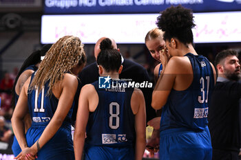 2024-05-15 - Images of the Umana Reyer Venezia vs Famila Wuber Schio match at Palasport Taliercio on May 15, 2024, during the BASKET - LBF Italian Serie A1 (game 1) - PLAYOFF - UMANA REYER VENEZIA VS FAMILA WEBER SCHIO - ITALIAN SERIE A1 WOMEN - BASKETBALL