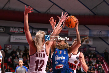 2024-05-15 - Images of the Umana Reyer Venezia vs Famila Wuber Schio match at Palasport Taliercio on May 15, 2024, during the BASKET - LBF Italian Serie A1 (game 1) - PLAYOFF - UMANA REYER VENEZIA VS FAMILA WEBER SCHIO - ITALIAN SERIE A1 WOMEN - BASKETBALL