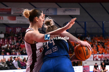 2024-05-15 - Images of the Umana Reyer Venezia vs Famila Wuber Schio match at Palasport Taliercio on May 15, 2024, during the BASKET - LBF Italian Serie A1 (game 1) - PLAYOFF - UMANA REYER VENEZIA VS FAMILA WEBER SCHIO - ITALIAN SERIE A1 WOMEN - BASKETBALL