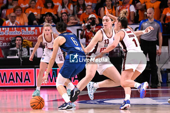 2024-05-15 - Images of the Umana Reyer Venezia vs Famila Wuber Schio match at Palasport Taliercio on May 15, 2024, during the BASKET - LBF Italian Serie A1 (game 1) - PLAYOFF - UMANA REYER VENEZIA VS FAMILA WEBER SCHIO - ITALIAN SERIE A1 WOMEN - BASKETBALL