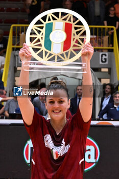 2024-05-21 - Images of the Famila Wuber Schio vs Umana Reyer Venezia match at Palaromare-Schio on May 21, 2024, during the BASKET - LBF Italian Serie A1 (game 3) - PLAYOFF - FAMILA WEBER SCHIO VS UMANA REYER VENEZIA - ITALIAN SERIE A1 WOMEN - BASKETBALL