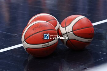 2024-01-13 - Serie A2 basketball official balls - WEGREENIT URANIA MILANO VS FERRARONI JUVI CREMONA - ITALIAN SERIE A2 - BASKETBALL