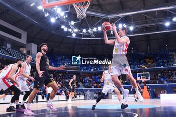 2024-01-13 - Giovanni Severini (Wegreenit Urania Basket Milano) at rebound - WEGREENIT URANIA MILANO VS FERRARONI JUVI CREMONA - ITALIAN SERIE A2 - BASKETBALL