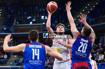2024-02-04 - Ion Lupusor (Wegreenit Urania Basket Milano) - WEGREENIT URANIA MILANO VS NOVIPIù MONFERRATO BASKET - ITALIAN SERIE A2 - BASKETBALL