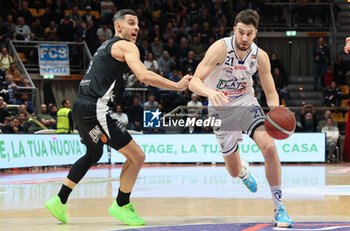 2024-01-06 - Matteo Fantinelli (Fortitudo Flats Services Bologna) during the italian basketball LBN A2 series championship match Fortitudo Flats Services Bologna Vs Apu Old Wild West Udine - Bologna, Italy, January 06, 2024 at Paladozza sports hall - Photo: Michele Nucci - FORTITUDO BOLOGNA VS UDINE - ITALIAN SERIE A2 - BASKETBALL