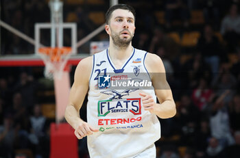 2024-01-06 - Matteo Fantinelli (Fortitudo Flats Services Bologna) during the italian basketball LBN A2 series championship match Fortitudo Flats Services Bologna Vs Apu Old Wild West Udine - Bologna, Italy, January 06, 2024 at Paladozza sports hall - Photo: Michele Nucci - FORTITUDO BOLOGNA VS UDINE - ITALIAN SERIE A2 - BASKETBALL
