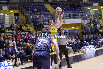 2024-02-19 - # 40 Simone Pepe (Reale Mutua Basket Torino) and #75 Nicolo Filoni (UCC Assigeco Piacenza) - REALE MUTUA BASKET TORINO VS ASSIGECO PIACENZA - ITALIAN SERIE A2 - BASKETBALL