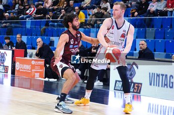 2024-02-15 - Andrea Amato (Wegreenit Urania Basket Milano) & Lorenzo Maspero (HDL Nardo Basket) - WEGREENIT URANIA MILANO VS HDL NARDò BASKET - ITALIAN SERIE A2 - BASKETBALL