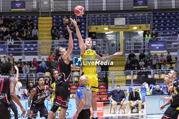 2024-03-03 - # 12 Federico Poser (Reale Mutua Basket Torino) and - REALE MUTUA TORINO VS SELLA CENTRO - ITALIAN SERIE A2 - BASKETBALL
