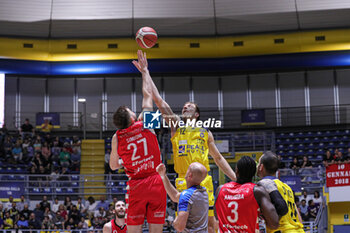 2024-04-08 - # 12 Federico Poser (Reale Mutua Basket Torino) and27m - REALE MUTUA BASKET TORINO VS RIVIERABANCA BASKET RIMINI - ITALIAN SERIE A2 - BASKETBALL