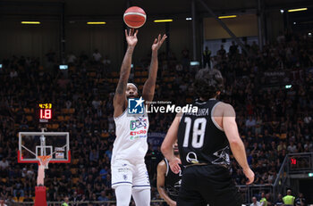 2024-06-09 - Deshawn Freeman (Fortitudo) during the italian basketball “Old Wild West” Lnp championship game 4 of the playoff finals between Fortitudo Flats Services Bologna and Trapani Shark - Bologna, Italy, June 09, 2024 at Paladozza sports hall - Photo: Michele Nucci - GAME 4 - FORTITUDO BOLOGNA VS TRAPANI - ITALIAN SERIE A2 - BASKETBALL