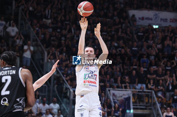 2024-06-09 - Celis Taflaj (Fortitudo) during the italian basketball “Old Wild West” Lnp championship game 4 of the playoff finals between Fortitudo Flats Services Bologna and Trapani Shark - Bologna, Italy, June 09, 2024 at Paladozza sports hall - Photo: Michele Nucci - GAME 4 - FORTITUDO BOLOGNA VS TRAPANI - ITALIAN SERIE A2 - BASKETBALL