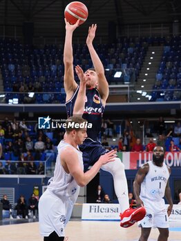 2024-10-05 - Saverio Bartoli (UCC Assigeco Piacenza) & Andrea Amato (Wegreenit Urania Basket Milano) - WEGREENIT URANIA MILANO VS UCC ASSIGECO PIACENZA - ITALIAN SERIE A2 - BASKETBALL