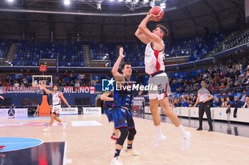 2024-10-16 - Matteo Cavallero (Wegreenit Urania Basket Milano) - WEGREENIT URANIA MILANO VS REAL SEBASTIANI RIETI - ITALIAN SERIE A2 - BASKETBALL