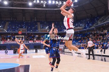 2024-10-16 - Matteo Cavallero (Wegreenit Urania Basket Milano) - WEGREENIT URANIA MILANO VS REAL SEBASTIANI RIETI - ITALIAN SERIE A2 - BASKETBALL