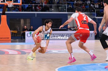 2024-11-23 - Lorenzo Maspero (Urania Milano) & Matteo Parravicini (Unieuro Forli) - WEGREENIT URANIA MILANO VS UNIEURO FORLì - ITALIAN SERIE A2 - BASKETBALL