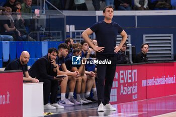 2024-11-23 - Marco Cardani, head coach Wegreenit Urania Basket Milano - WEGREENIT URANIA MILANO VS UNIEURO FORLì - ITALIAN SERIE A2 - BASKETBALL