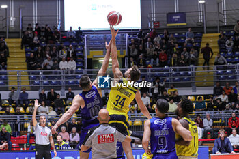 2024-10-16 - #34 Maximiliam Ladurner (Reale Mutua Basket Torino) and - REALE MUTUA TORINO VS VALTUR BRINDISI - ITALIAN SERIE A2 - BASKETBALL