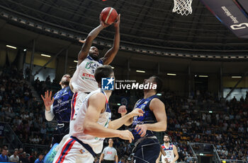 2024-10-09 - Deshawn Freeman (Fortitudo) during the italian basketball LBN A2 series championship match Fortitudo Flats Services Bologna Vs Agribertocchi Orzinuovi - Bologna, Italy, October 09, 2024 at Paladozza sports hall - Photo: Michele Nucci - FORTITUDO BOLOGNA VS ORZINUOVI  - ITALIAN SERIE A2 - BASKETBALL