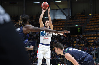 2024-10-09 - Riccardo Bolpin (Fortitudo) during the italian basketball LBN A2 series championship match Fortitudo Flats Services Bologna Vs Agribertocchi Orzinuovi - Bologna, Italy, October 09, 2024 at Paladozza sports hall - Photo: Michele Nucci - FORTITUDO BOLOGNA VS ORZINUOVI  - ITALIAN SERIE A2 - BASKETBALL