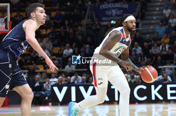 2024-10-09 - Deshawn Freeman (Fortitudo) during the italian basketball LBN A2 series championship match Fortitudo Flats Services Bologna Vs Agribertocchi Orzinuovi - Bologna, Italy, October 09, 2024 at Paladozza sports hall - Photo: Michele Nucci - FORTITUDO BOLOGNA VS ORZINUOVI  - ITALIAN SERIE A2 - BASKETBALL