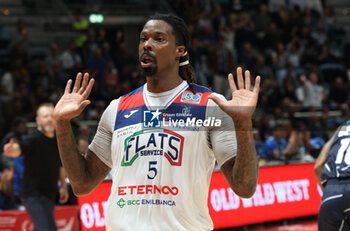 2024-10-09 - Kenny Gabriel (Fortitudo) during the italian basketball LBN A2 series championship match Fortitudo Flats Services Bologna Vs Agribertocchi Orzinuovi - Bologna, Italy, October 09, 2024 at Paladozza sports hall - Photo: Michele Nucci - FORTITUDO BOLOGNA VS ORZINUOVI  - ITALIAN SERIE A2 - BASKETBALL